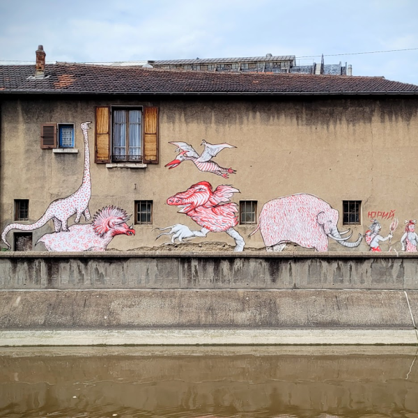 Yuri Hopnn, peinture, Oullins, 2021